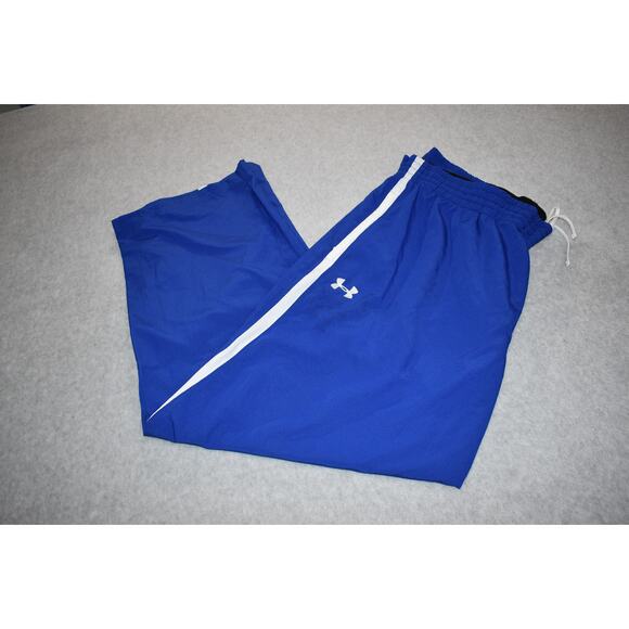 Under Armour Pants Mens Size 3XL Track Windbreaker Gym Workout Performance Blue - Picture 1 of 7